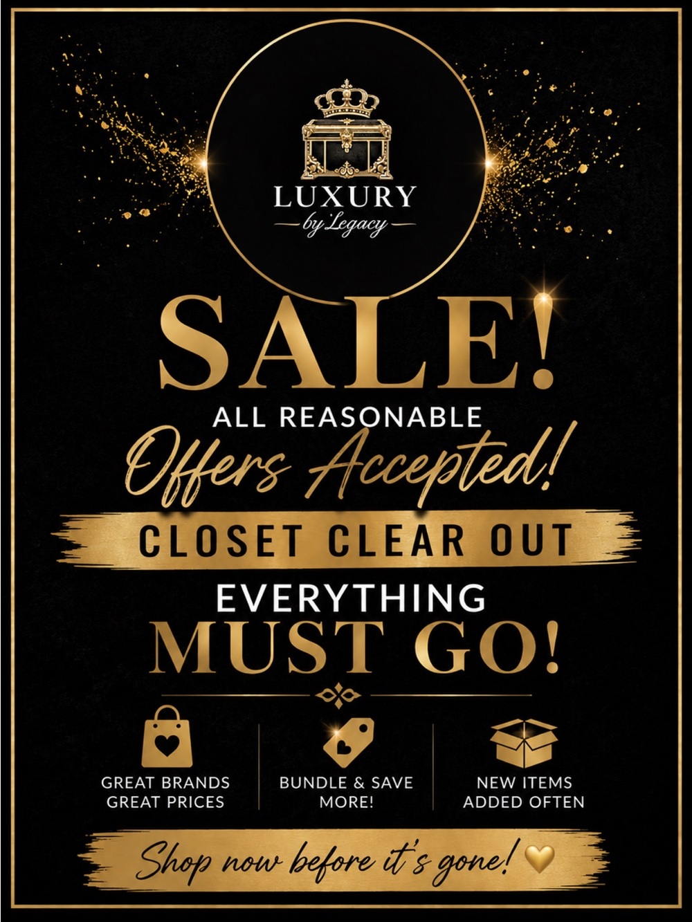 Luxury by Legacy Sale!!!!